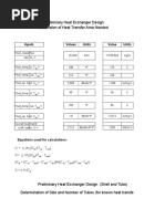 A7CA89 Excel Template Shell and Tube Heat Exchanger Design P1and2 Us Units