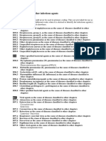 Bacterial, Viral and Other Infectious Agents (B95-B98)