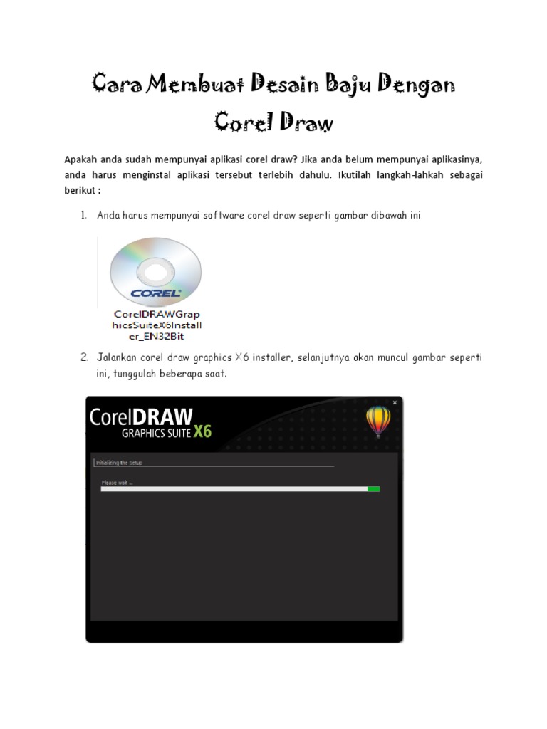 Cara Membuat Desain Baju Dengan Corel Draw