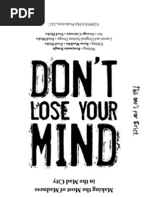 Dont Lose Your Mind Print Evil Hat Breathing Taxicab