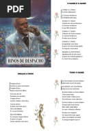 Hinos de despacho, Santo Daime