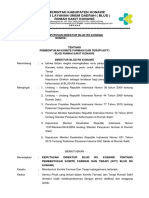 Surat Keputusan Tentang Pembentukan Komite Farmasi Dan Terapi (KFT)