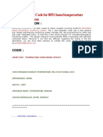 8-bit Temperature Monitoring System Code