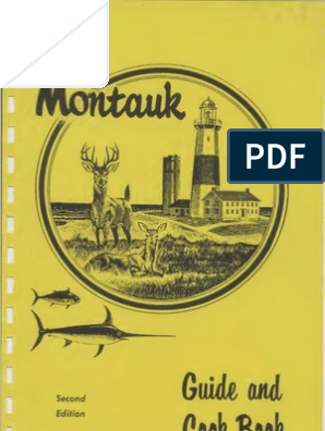 Montauk Guide and Cook Book 2nd 1959 Text, PDF, Fishing Trawler