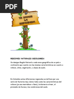 REGIONES NATURALES DECOLOMBIA