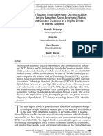 Diferencias in Student ICT Based en Socio Eocnomic