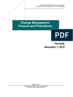 Fermilab Change Management Process and Procedures Copy