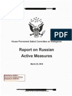 Redacted US House Report on Russian Active Measures