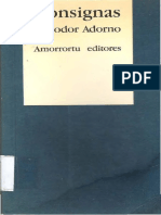 ADORNO, Theodor W._consignas