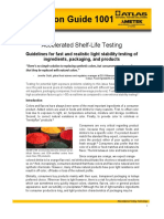 AG 1001 Application Guide 1001 Accelerated Shelf Life Testing