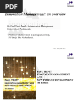 Trott - Innovation Management Overview