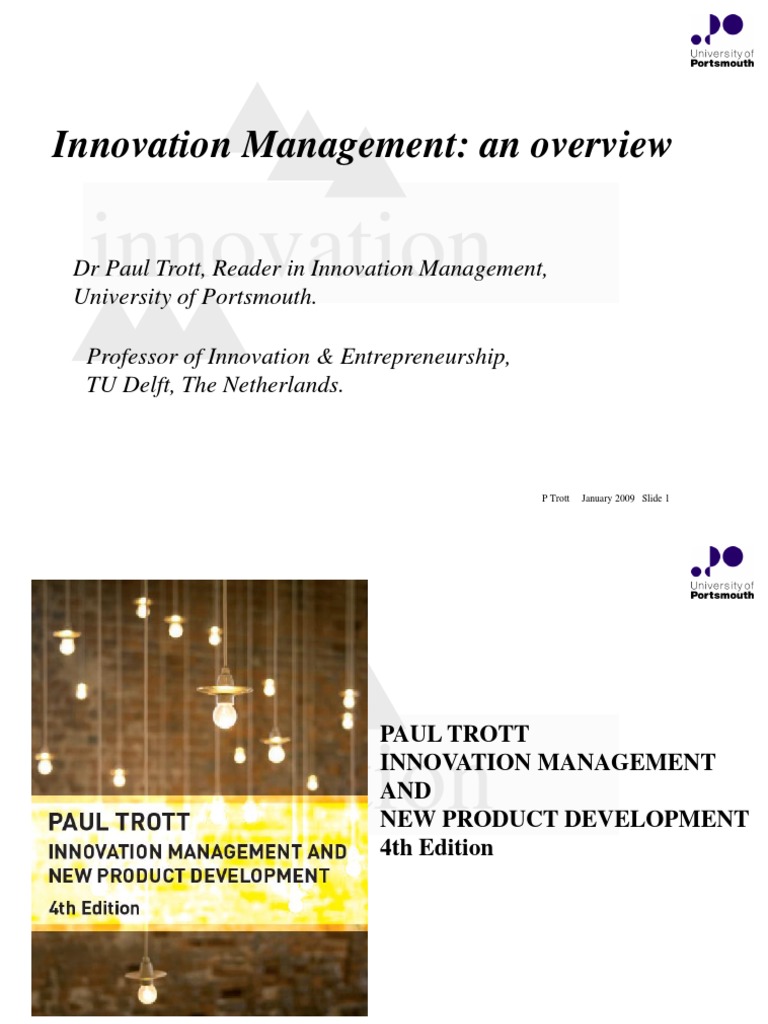 Overview of Innovation Management | PDF | Innovation | Research And ...