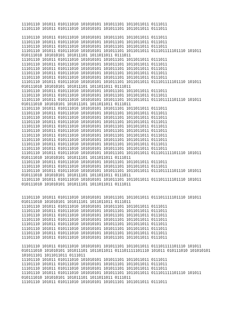 Binary Complex | PDF