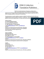 DSM5 Translation Publishers Contact Info