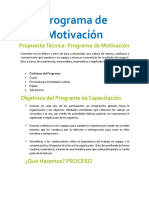 Programa de Capacitación