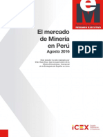 El Mercado de Minería en Perú: Agosto 2016