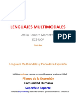 Lenguajes multimodales y planos de expresión