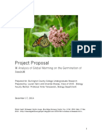 Monarch Milkweed Project Proposal
