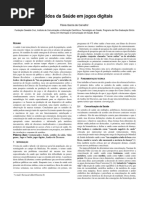 Sentidos Da Saúde Em Jogos Digitais