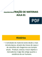 Administração de Materiais Aula 01