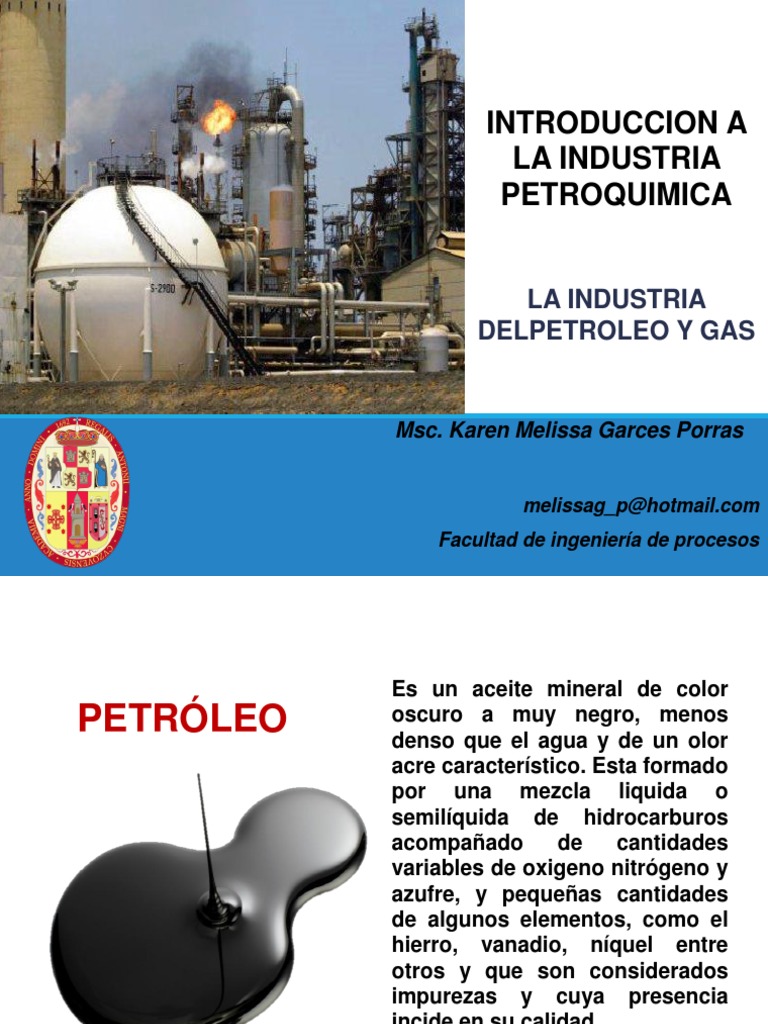 La Industria Del Petroleo y El Gas | PDF | Combustibles | Petróleo