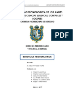 Beneficios penitenciarios en el Perú: evolución normativa y tipos de beneficios