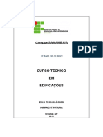 Plano Do Curso Técnico em Edificações - Subsequente