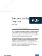 Business Intelligence and Logistics: White Paper