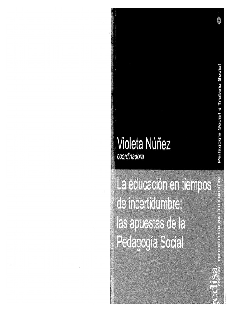 Nuñez Violeta - La Educacion en Tiempos de Crisis PDF | PDF