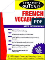 Schaum S Outline of French Vocabulary