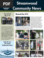 Streamwood Newsletter, May 2018