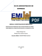 Mae - Modulo - Investigacion de Mercados