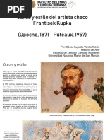 Obra y estilo del artista checo Frantisek Kupka