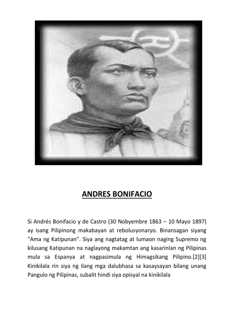 Andres Bonifacio | PDF
