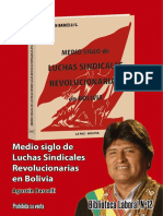 Historia de las luchas sindicales revolucionarias en Bolivia de 1905 a 1955