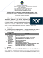 001 Programa Institucional BAC Edital #009 de 2018