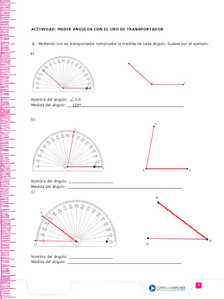 Guía de Ángulos | PDF
