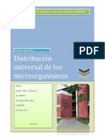 Distribucion Universal de Los Microorganismos - Docx Ulti