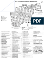 Plan Du Cimetière Parisien de Saint-Ouen (Extramuros)