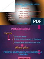 Análisis Sociólogico