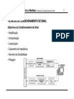 Condicionamento de sinal para sensores