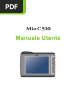MIO C510E Italian User's Manual