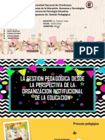 Exposicion Gestion Pedagogogica Grupal