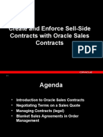 Create and Enforce Sell-Side Contracts With Oracle Sales Contracts