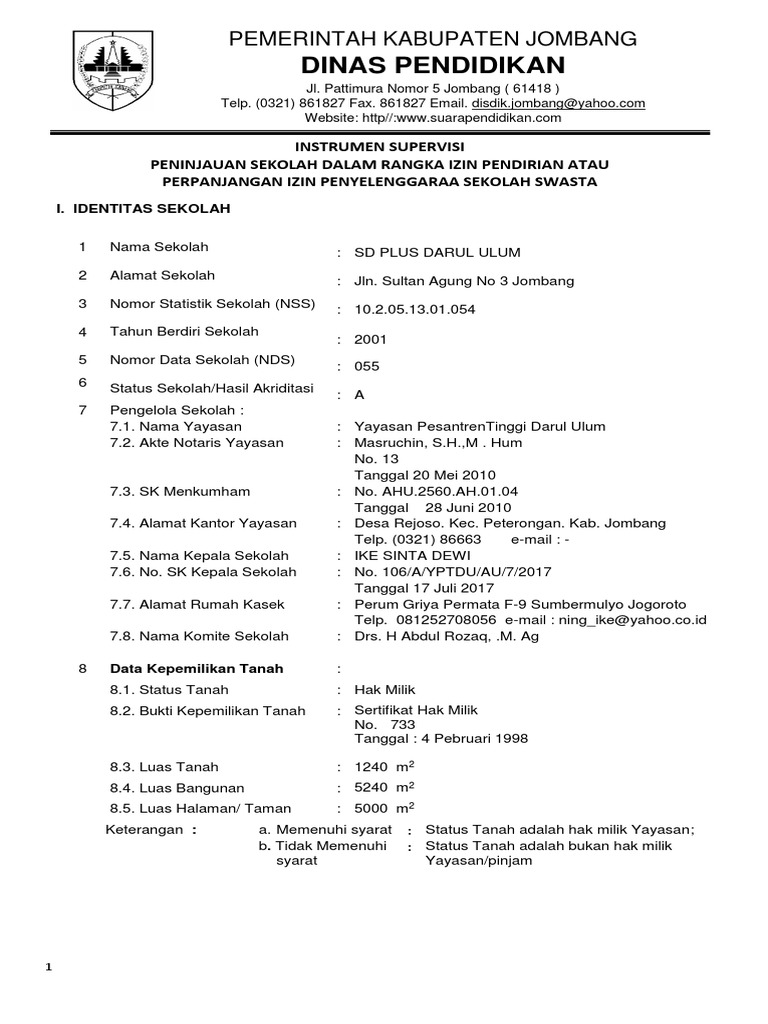 Download 68+ Contoh Surat Surat Izin Operasional Sekolah Swasta Gratis