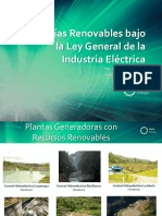 Energías Renovables Bajo La Ley General de La Industria Eléctrica