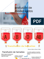 Transfusión de Hemocomponentes