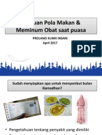 Panduan Pola Makan dan Minum Obat saat Puasa