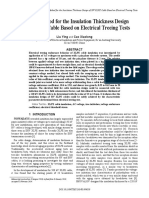 A Novel Method For The Insulation Thickness Design of HV XLPE Cable Based On Electrical Treeing Tests