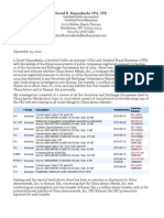 Exhibit 14 - Certified Fraud Examiner report that CNAM has not disclosed Kexuan Yao's exposure for his securities Violation 